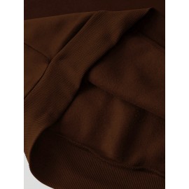 Plus Size - Bear Mom - Hooded Sweatshirt