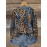 Plus Size, Women's Leopard Print Sweatshirt - Bold Black, Relaxed Fit Long Sleeve Pullover Sweater, Machine Washable Everyday Casual Outfit Essential for Women, Seasonal Fashion, Trendy Design, Soft Material, Printed Sweater, Adults
