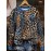 Plus Size, Women's Leopard Print Sweatshirt - Bold Black, Relaxed Fit Long Sleeve Pullover Sweater, Machine Washable Everyday Casual Outfit Essential for Women, Seasonal Fashion, Trendy Design, Soft Material, Printed Sweater, Adults