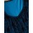 Plus Size - Elegant Plus Size Women'S Christmas Dress with Lace Trim and Belted Waist - Navy Blue Floral Print, Long Sleeve, Round Neck, Perfect for Spring/Fall Holiday Celebrations, Holiday Attire|Floral Print Dress|Lace Trim Dress