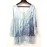 Women 3/4 Sleeve V-neck Polka Dot Printed Graphic Lace Button Tops