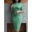 Casual Everyday Elegant Simple Solid Color Half Turtleneck Dress