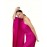 Elegant One-Shoulder Ruched Midi Party Dress for Women - Sleeveless, Asymmetrical Hem, Solid Color, Stretch Fabric, Non-Sheer Polyester - Perfect for Summer Events